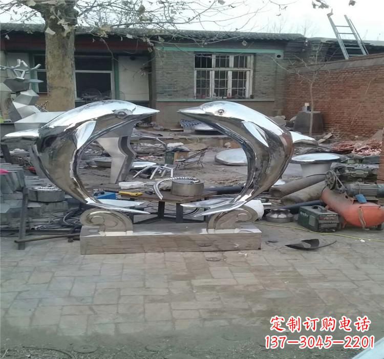 大同不锈钢海豚雕塑——精美之选