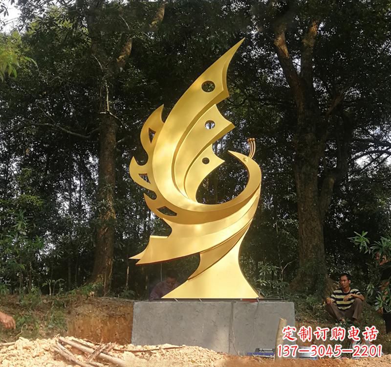 大同不锈钢凤凰雕塑——彰显传统文化之美