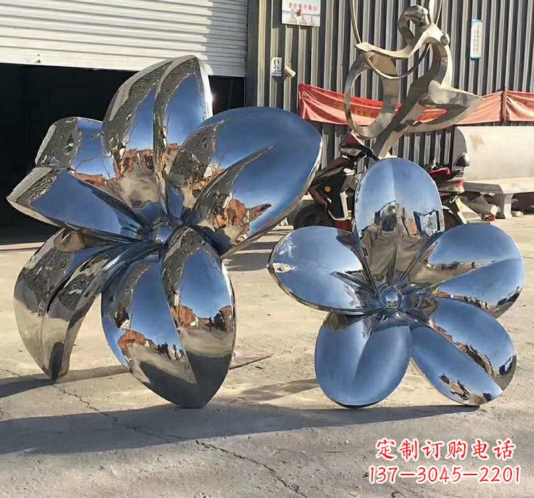 大同不锈钢园林艺术荷花雕塑