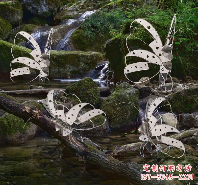大同不锈钢园林艺术镂空蝴蝶雕塑——绽放自然之美