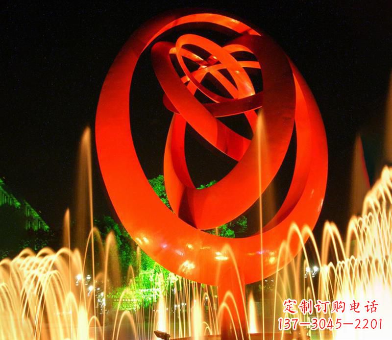 大同圆环雕塑抽象的艺术之美
