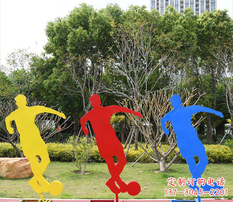 大同不锈钢足球雕塑激发运动激情