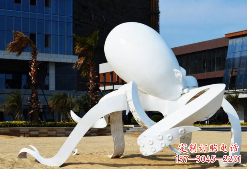 大同精美的不锈钢章鱼雕塑