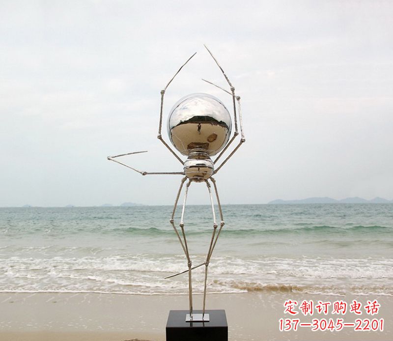 大同不锈钢的蜘蛛侠雕塑