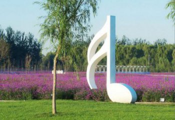 大同不锈钢音符雕塑——点亮园林的音乐之美
