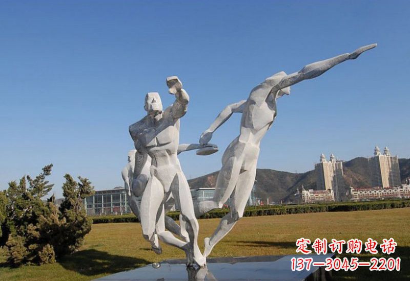 大同不锈钢掷铁饼运动员雕塑