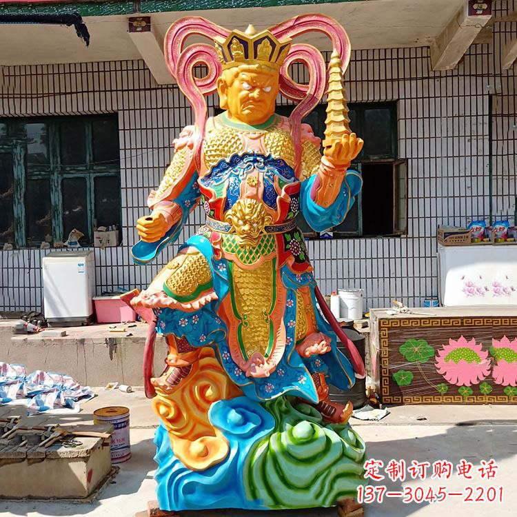 大同玻璃钢托塔天王雕塑