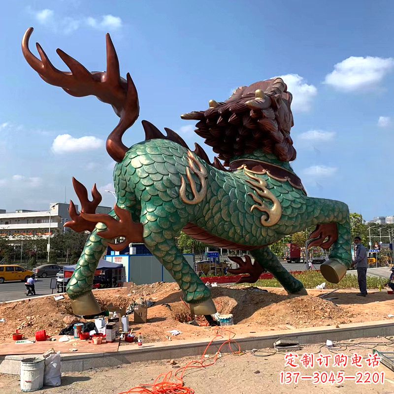 大同麒麟雕塑——美丽传说的象征