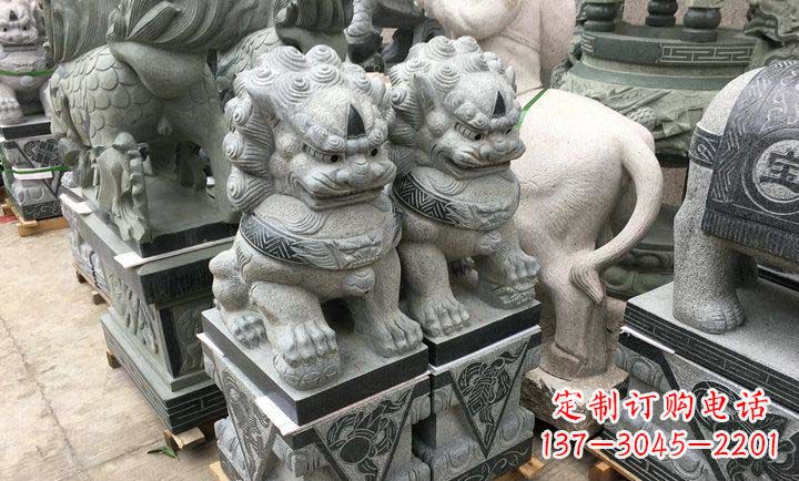 大同瑞士狮子门口雕塑