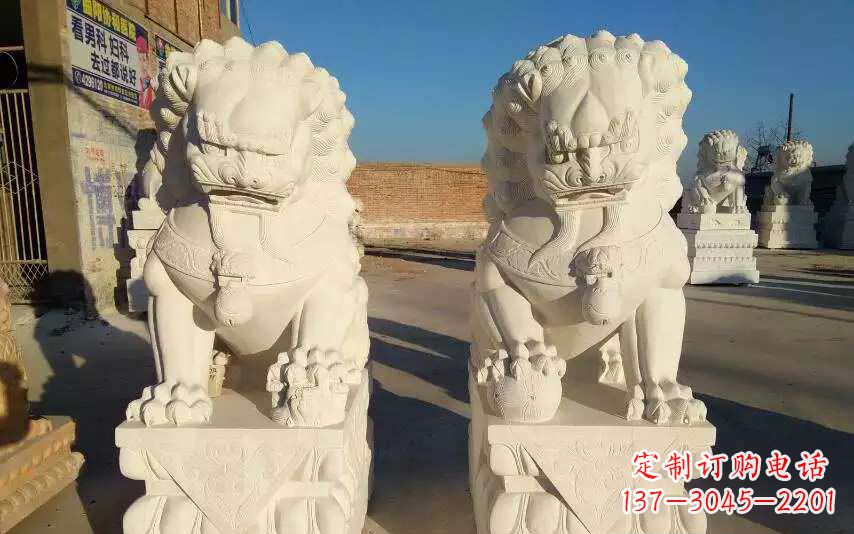 大同狮子雕塑象征力量与智慧