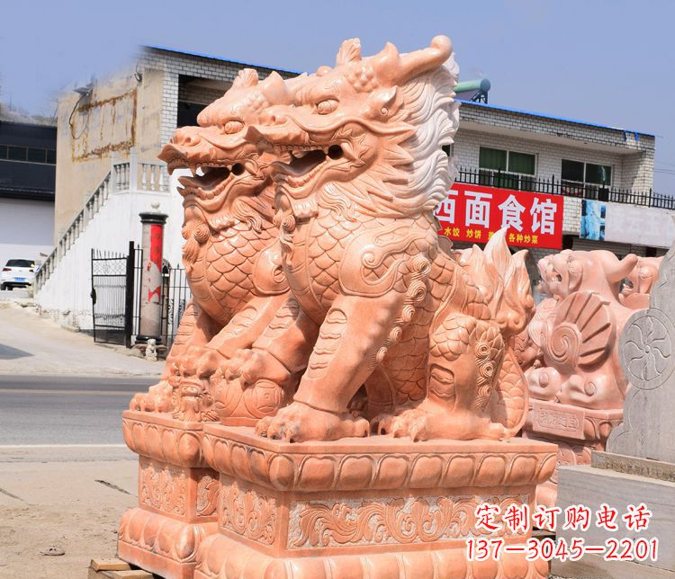 大同传说中的麒麟雕塑
