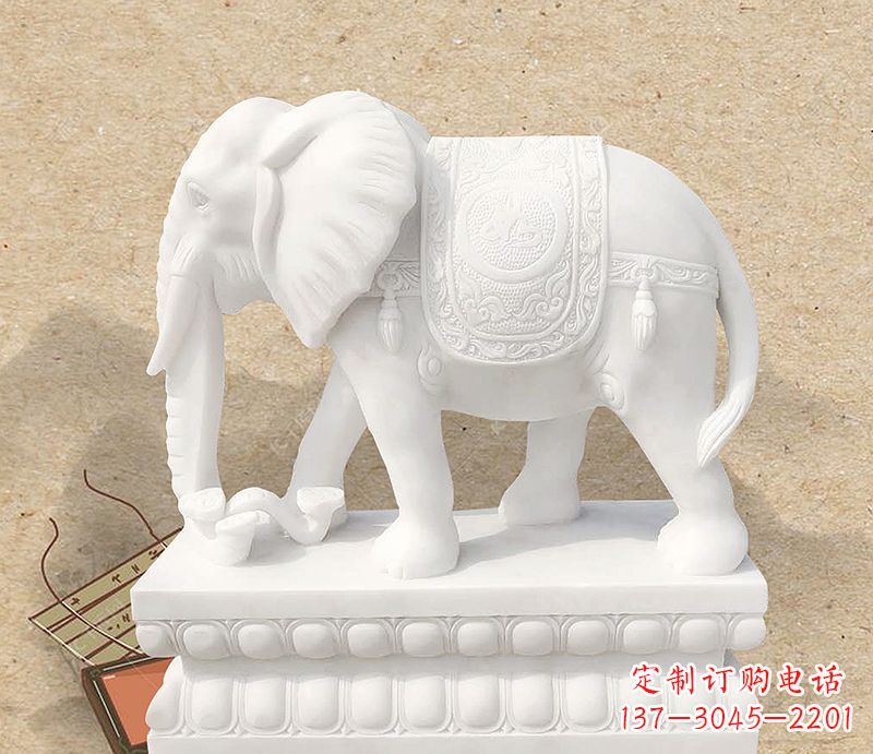 大同雕刻大象，抒发自然之美
