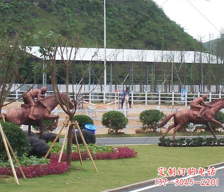 大同雕塑艺术以马为主题的铜雕摆件