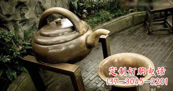 大同茶壶雕塑——精致的艺术品