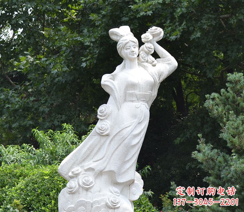 大同嫦娥奔月景观石雕