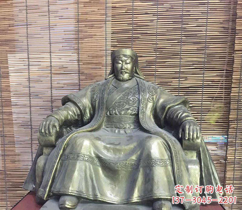 大同成吉思汗神话中的雕像