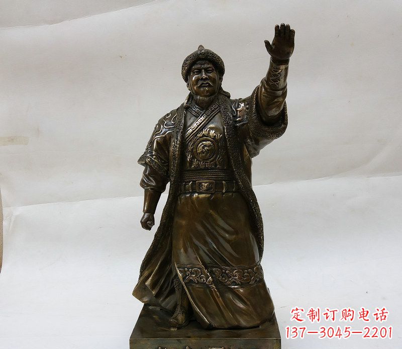 大同成吉思汗源自铜雕的传奇人物