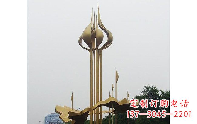 大同莲花雕塑缔造城市精神之家