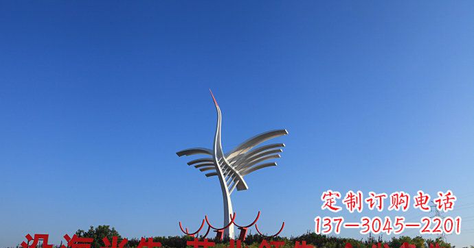 大同仙鹤雕塑给城市带来独特的美感