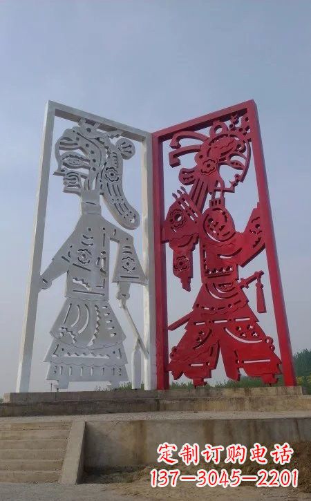 大同精美皮影戏雕塑——缔造中国城市文化新风貌