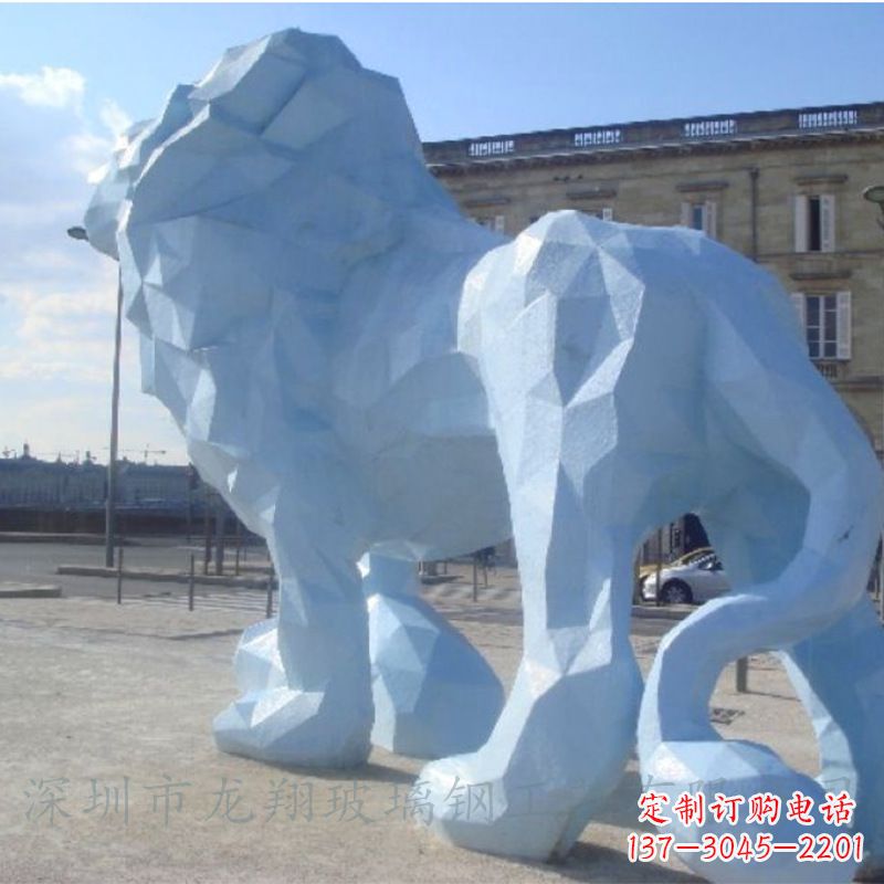 大同城市街道创意动物狮子景观雕塑摆件
