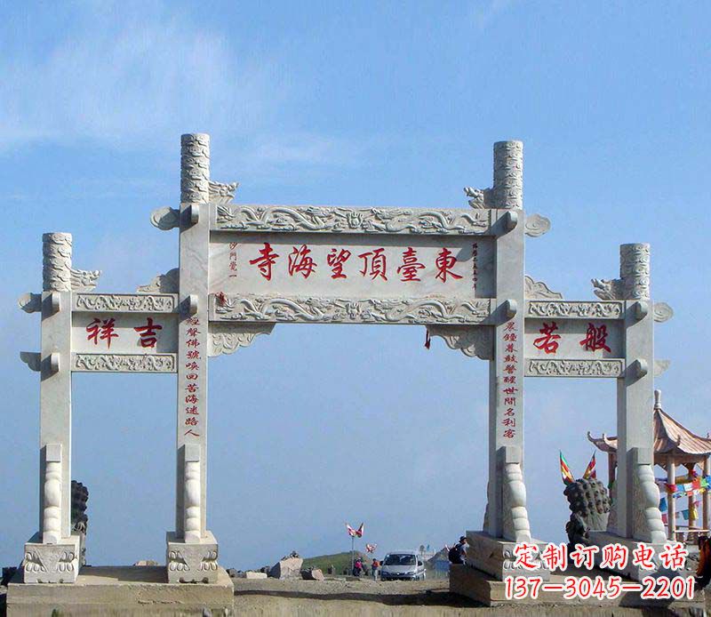 大同石雕牌坊传承中国古典建筑文化