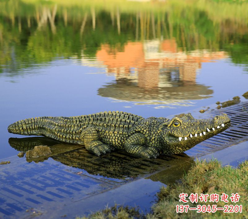 大同玻璃钢水池雕塑——池塘水景的精美装饰
