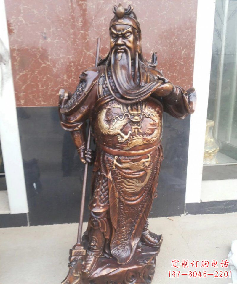 大同此关公雕塑