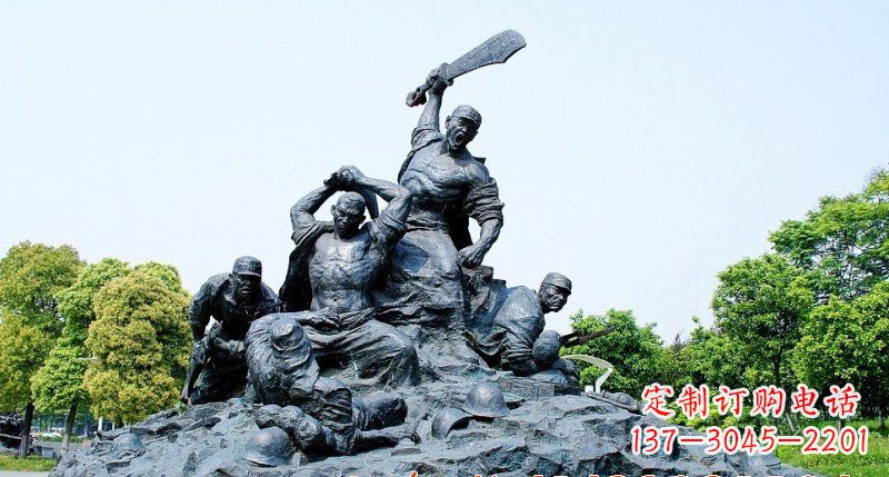 大同红军雕塑传承冲锋精神