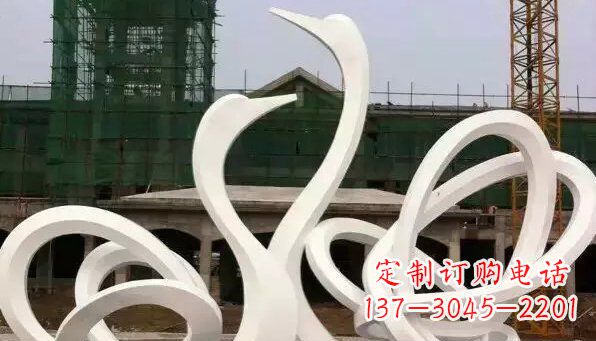 大同不锈钢天鹅雕塑给人以美丽的感受