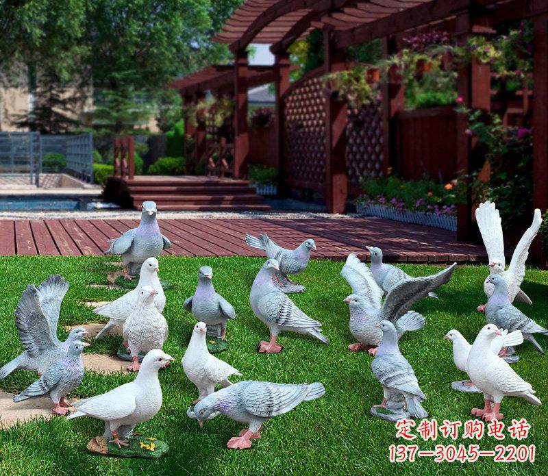 大同抽象鸽子雕塑