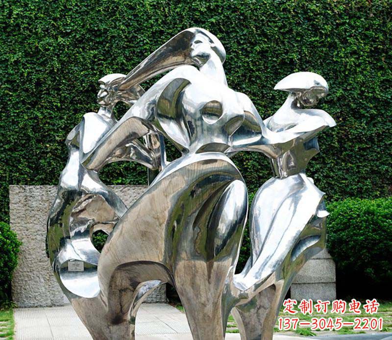 大同抽象女人不锈钢景观雕塑