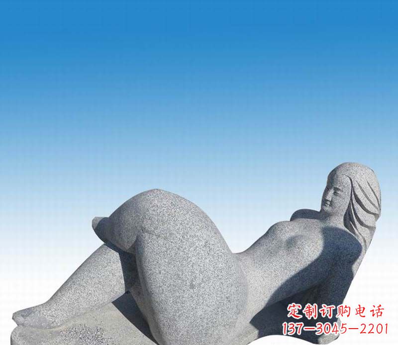 大同抽象胖女孩石雕