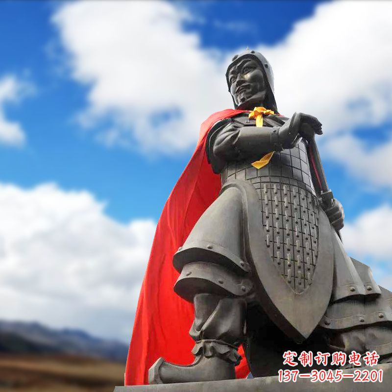 大同项羽雕塑——历史名人古代帝王的象征
