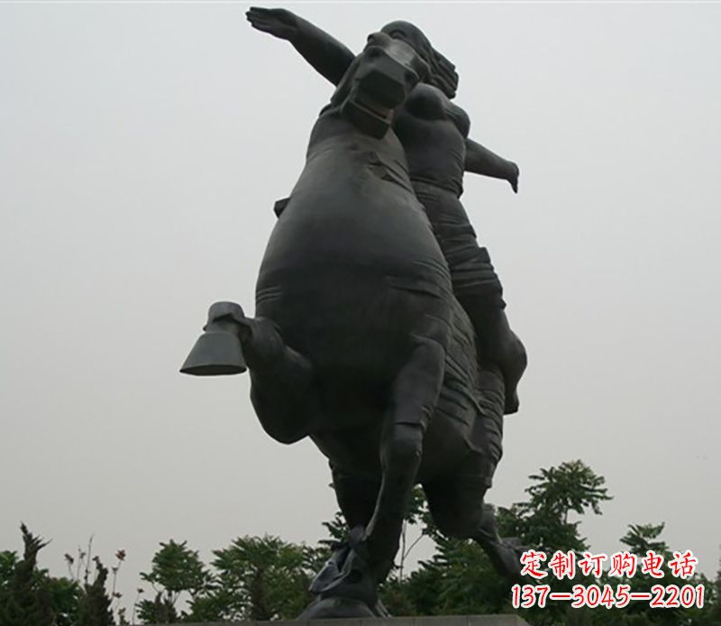 大同骑马雕塑跨越时空的传奇