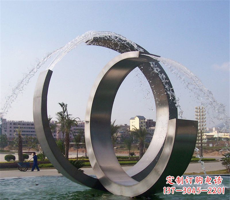 大同精美的不锈钢喷泉雕塑