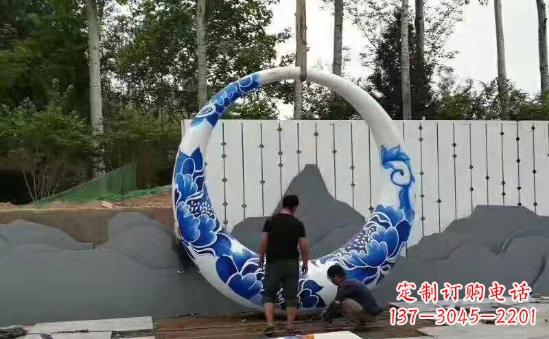 大同创意月亮雕塑广场雕塑户外摆件
