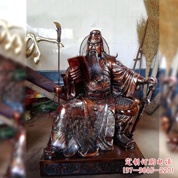 大同关公雕塑传承中华文化的珍贵标志