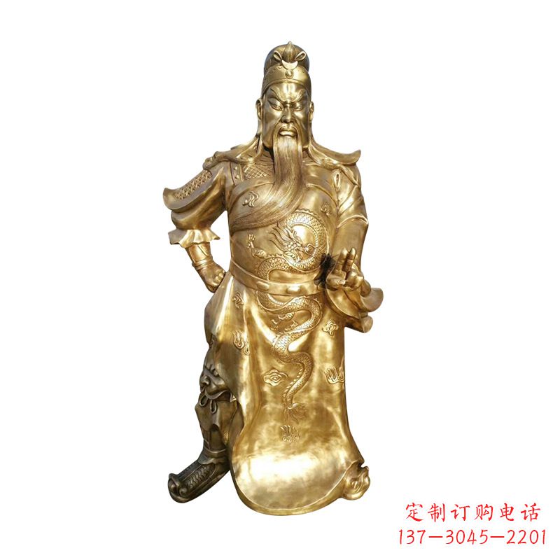 大同抒写三国历史关羽雕塑
