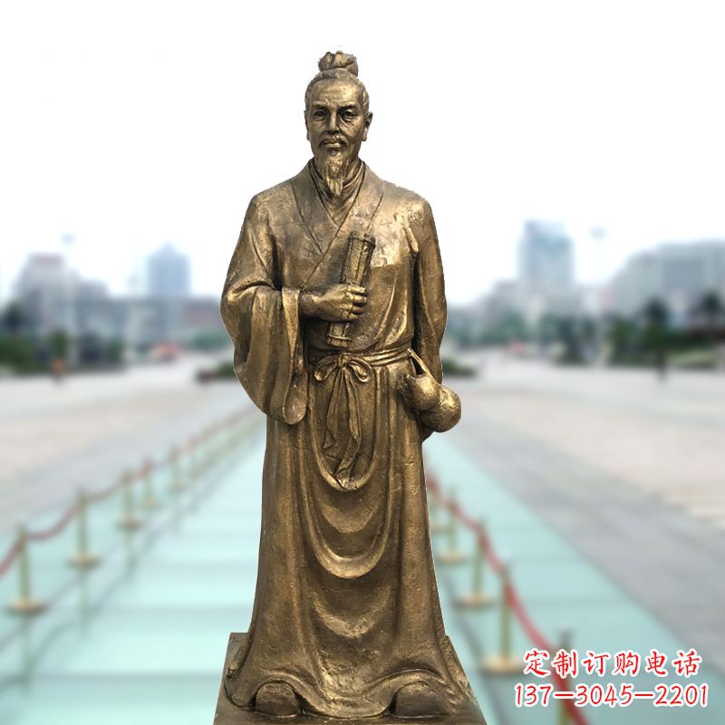 大同铜雕艺术张仲景的精神实践