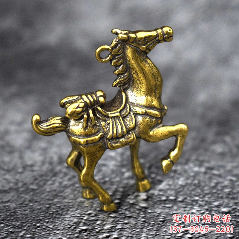大同纯铜铸造马儿雕塑