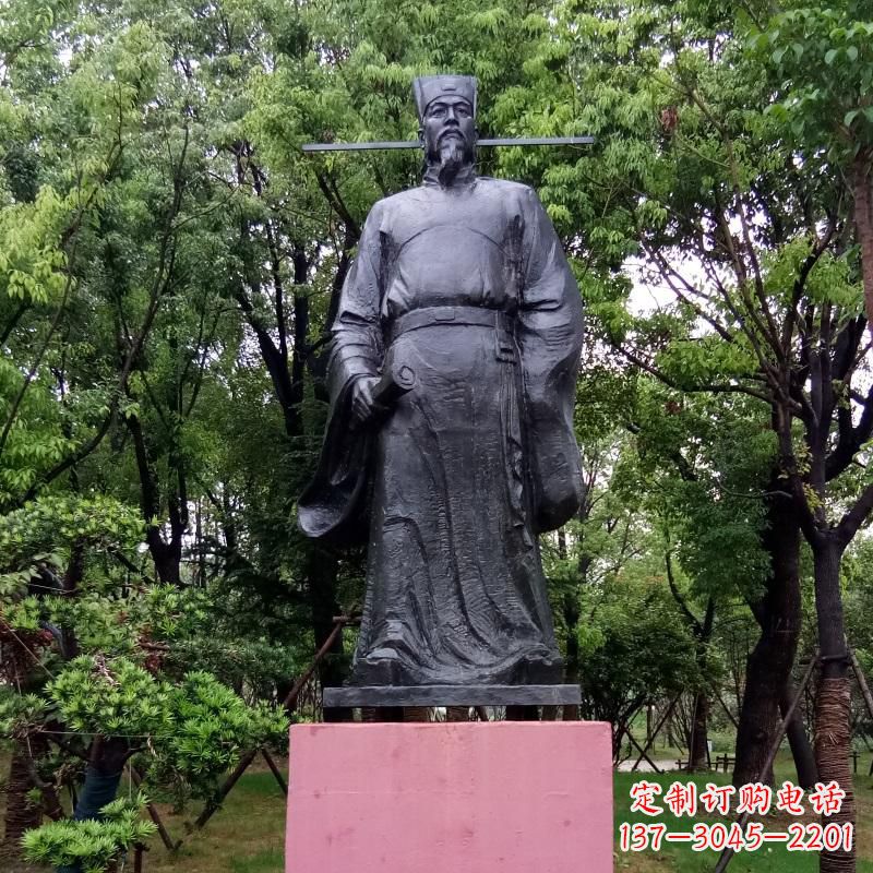 大同铜雕陶渊明——传承古代文学精髓