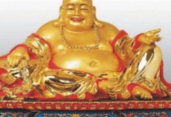 大同弥勒佛铜雕的精美