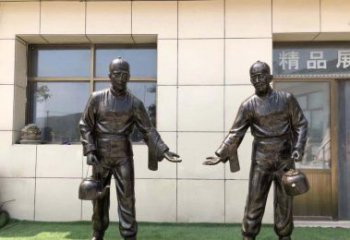 大同店小二雕塑——记茶馆民俗