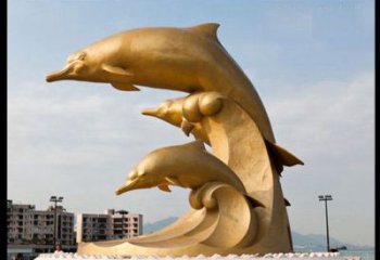 大同海豚雕塑——美丽的城市标志