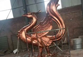 大同朱雀神兽纯铜陵光神君雕塑