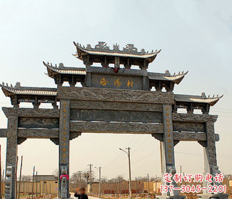 大同牌坊雕塑——缅怀中国传统文化