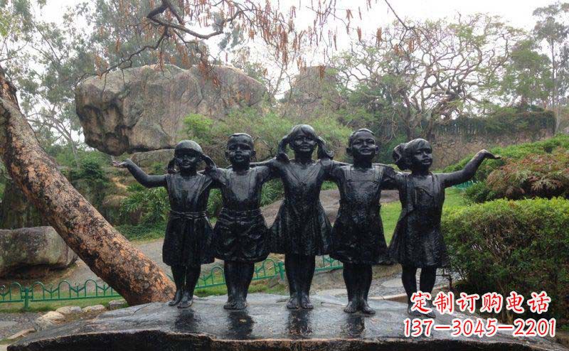 大同儿童雕塑传承着童真的美好