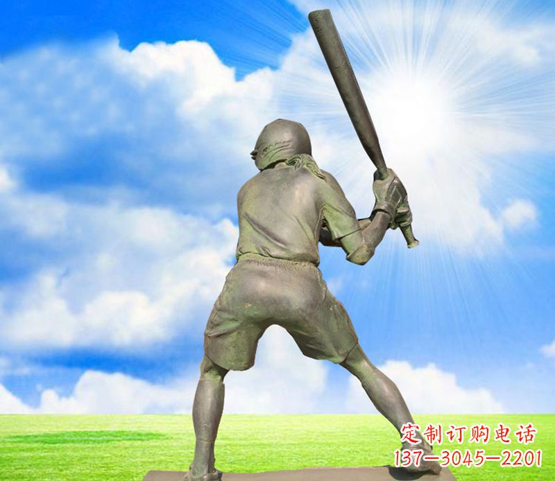 大同纪念棒球精美的棒球雕塑