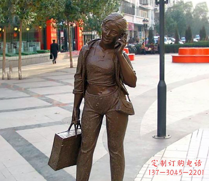 大同通话女性雕塑